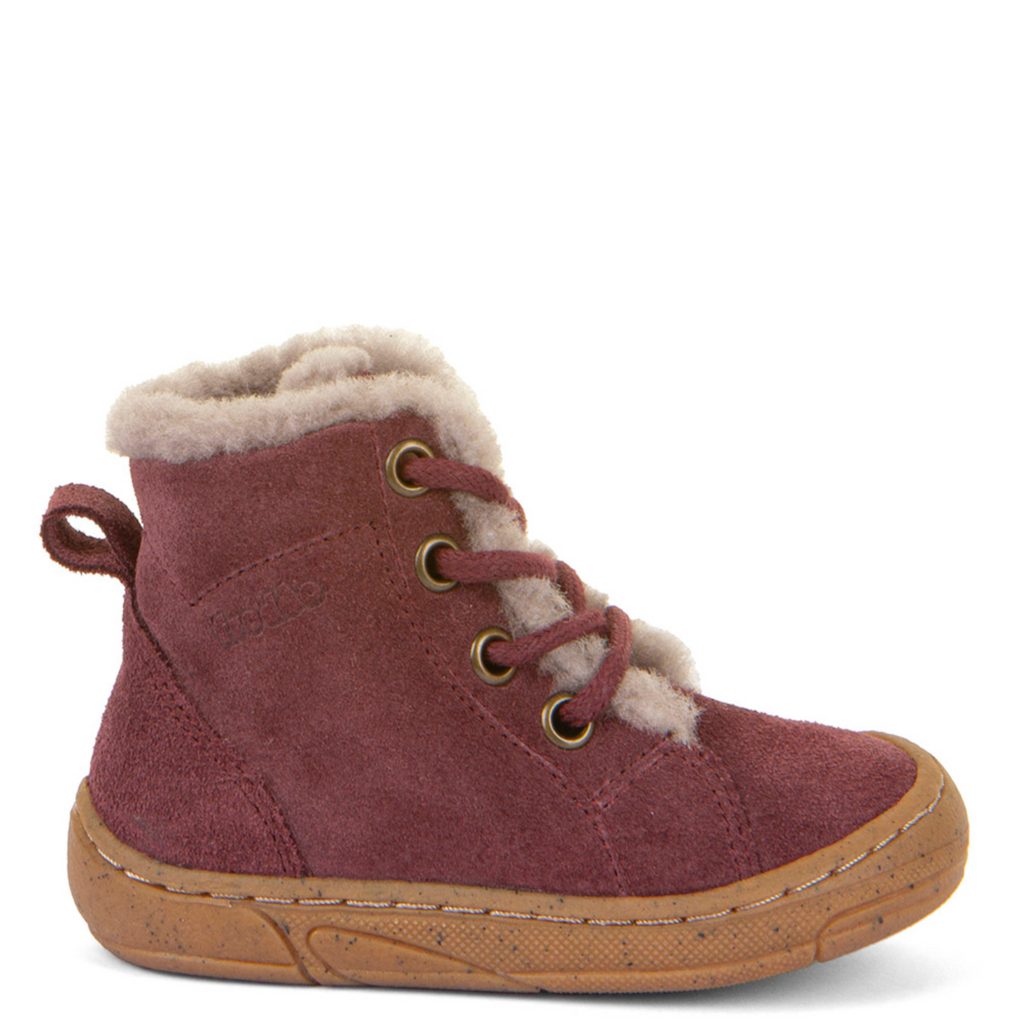 (G2110110-1/ G2110125-1) Children's Water-repellent Ankle Boots - MINI SUEDE - Bordeaux - MintMouse (Unicorner Concept Store)