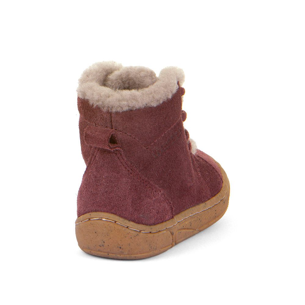 (G2110110-1/ G2110125-1) Children's Water-repellent Ankle Boots - MINI SUEDE - Bordeaux - MintMouse (Unicorner Concept Store)