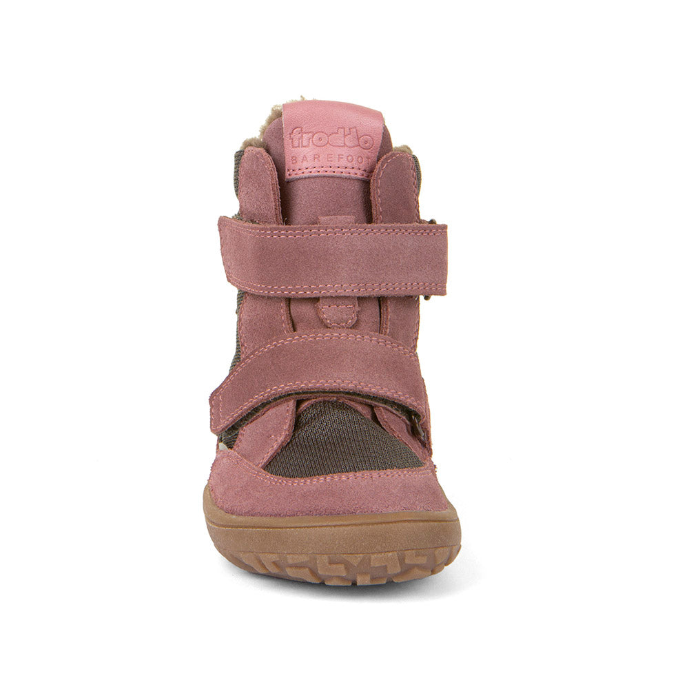 (G3160205-7 / G3160233-6) Froddo Barefoot TEX Winter shoes - Grey/Pink - MintMouse (Unicorner Concept Store)