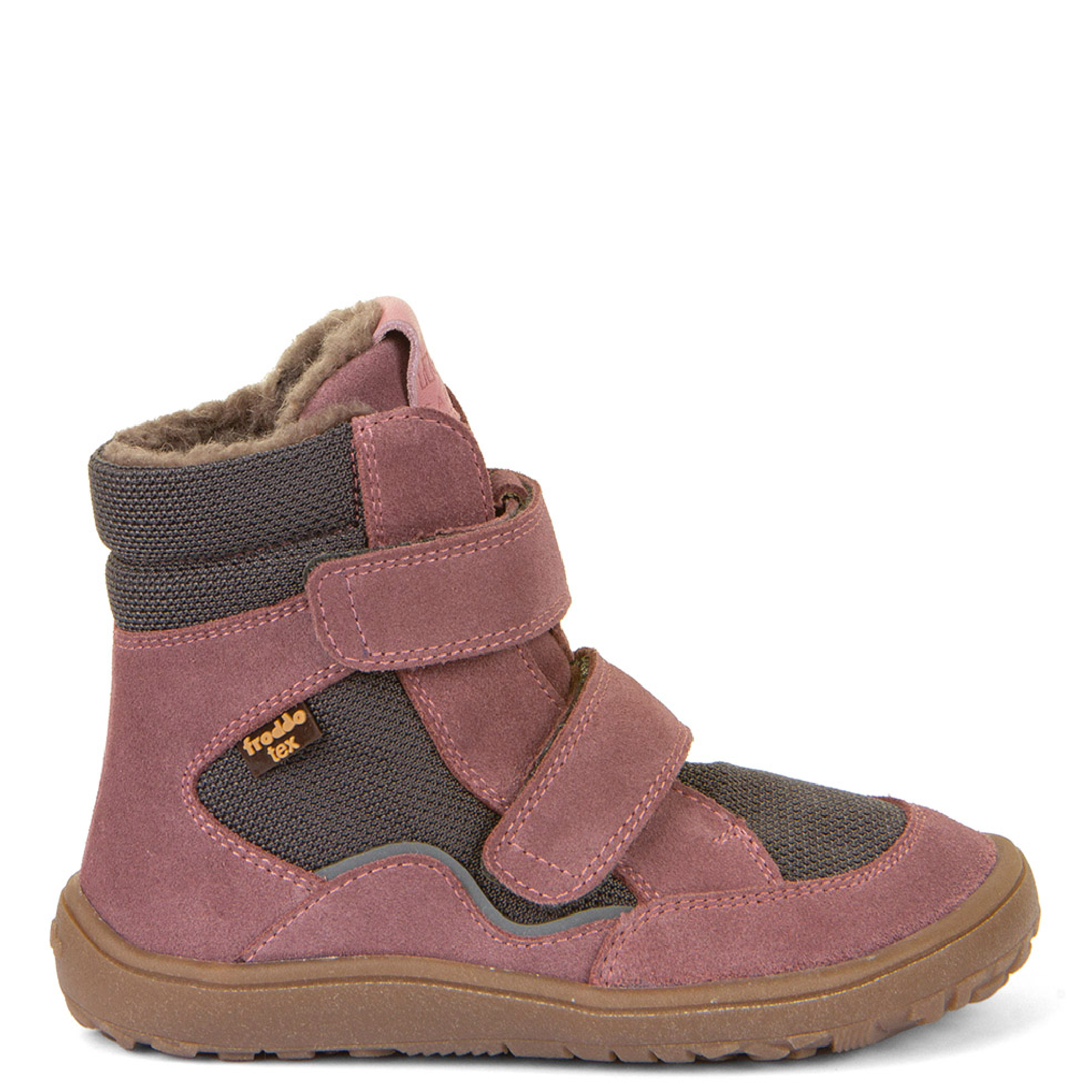 (G3160205-7 / G3160233-6) Froddo Barefoot TEX Winter shoes - Grey/Pink - MintMouse (Unicorner Concept Store)