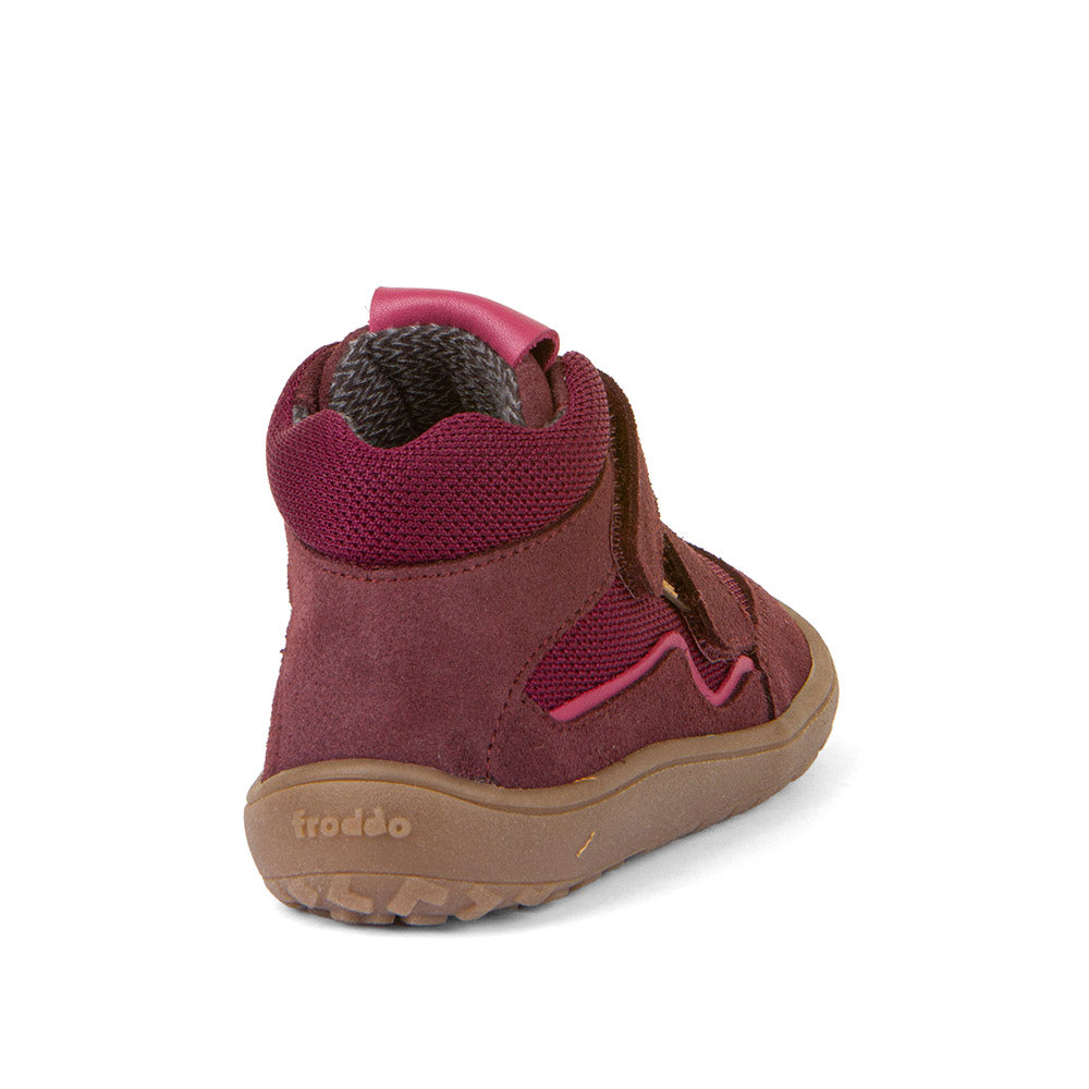Froddo Children’s Ankle Boots - BAREFOOT TEX AUTUMN [BORDEAUX+] - MintMouse (Unicorner Concept Store)