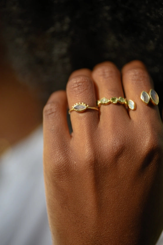 Adjustable Ring - Iris - MintMouse (Unicorner Concept Store)