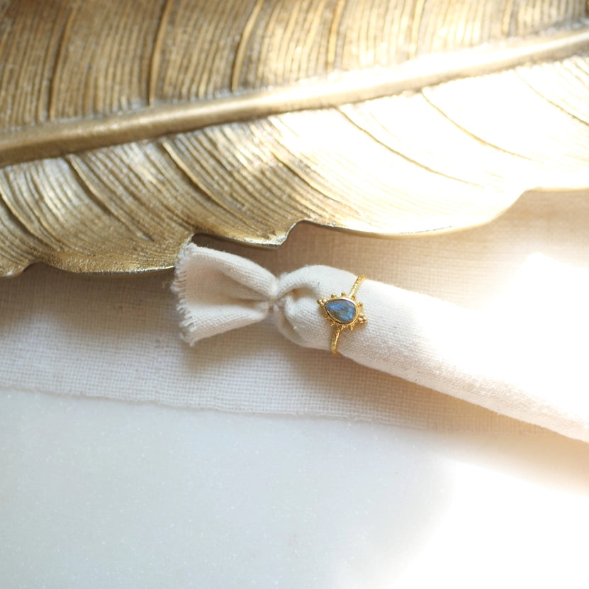 Adjustable Ring Labradorite Jaya - MintMouse (Unicorner Concept Store)