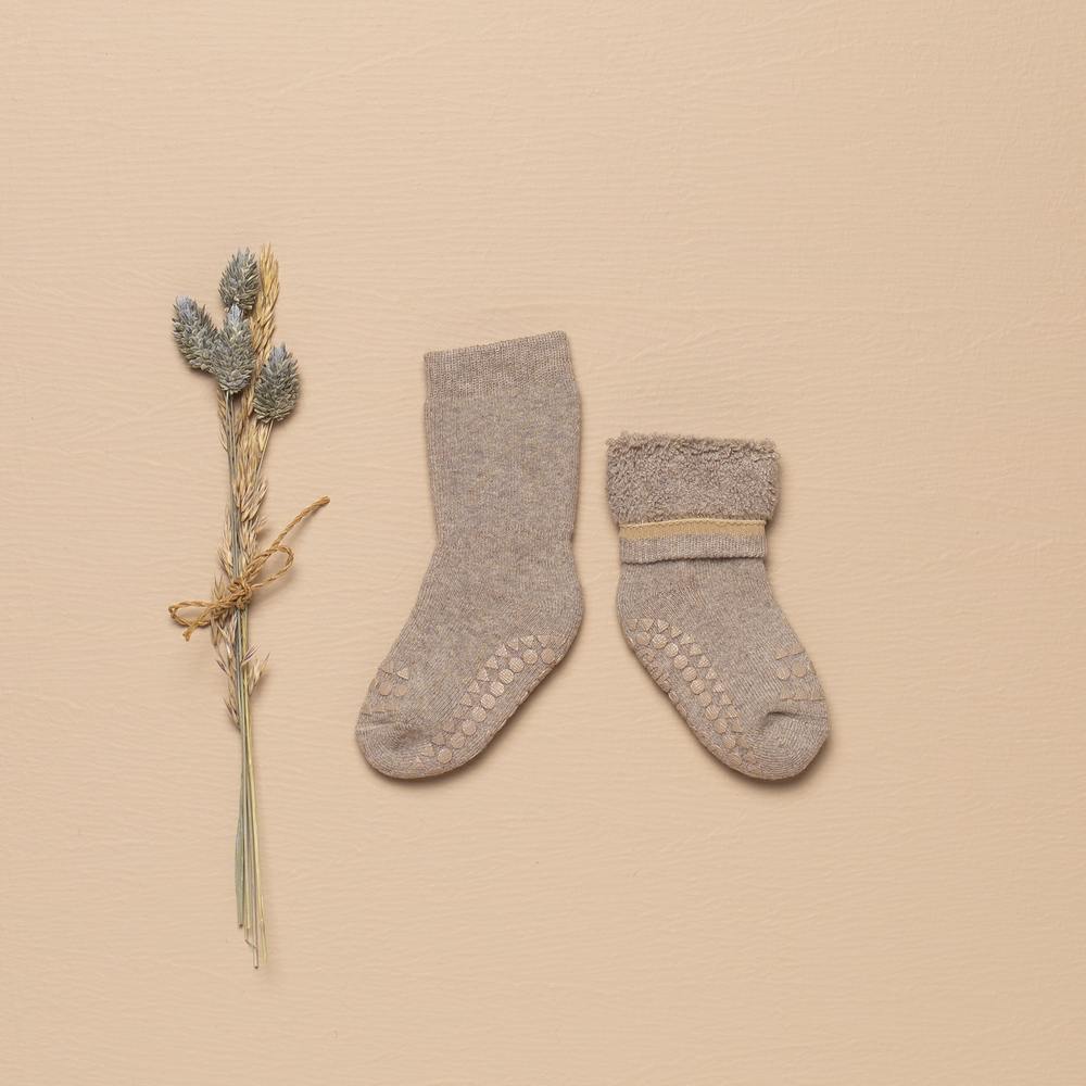 Anti-slip Terry cotton socks - Sand - MintMouse (Unicorner Concept Store)