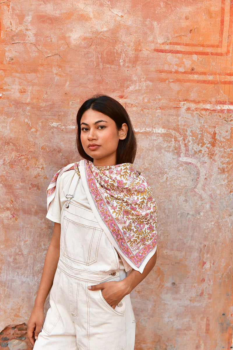 Grand foulard CALYPSO Écru - MintMouse (Unicorner Concept Store)