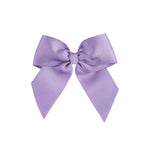 Hair clip with grossgrain bow Purple
