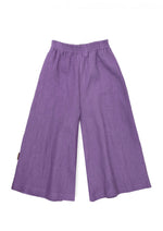 Pants linen violet