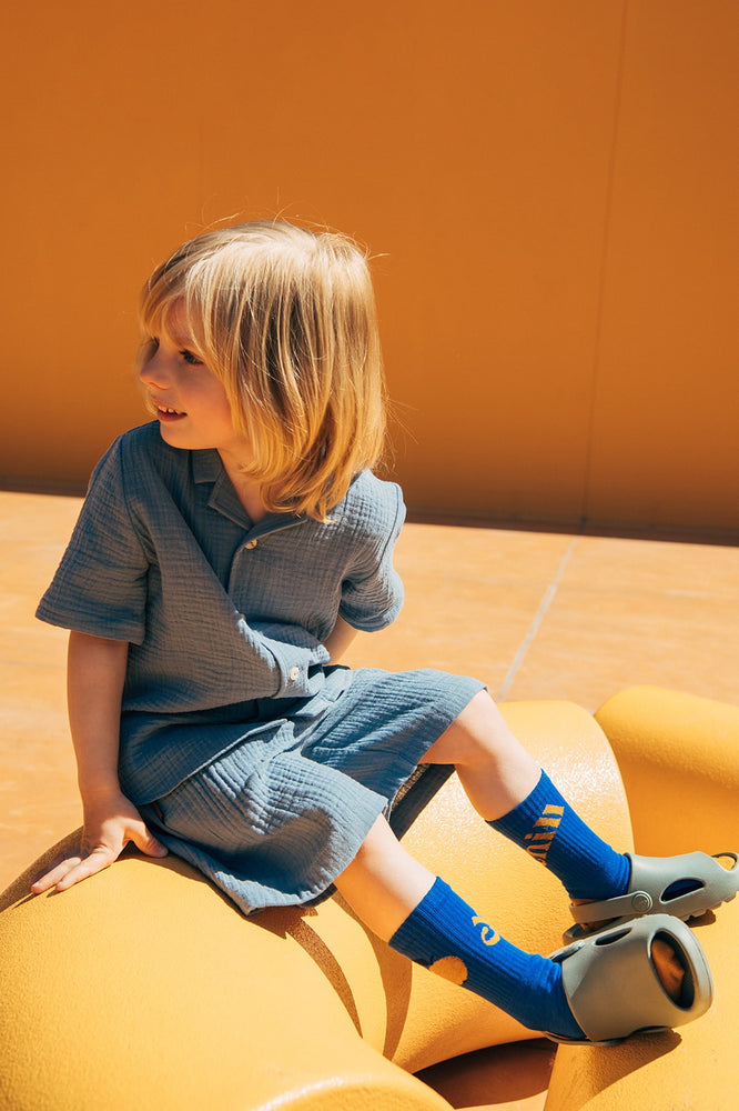 Socks dark blue with apple - MintMouse (Unicorner Concept Store)