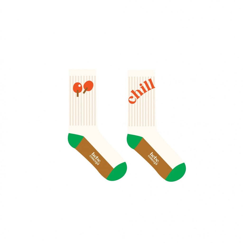Socks off white with ping pong - MintMouse (Unicorner Concept Store)