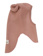 (460340) Balaclava Ears Wool Fleece - Burlwood