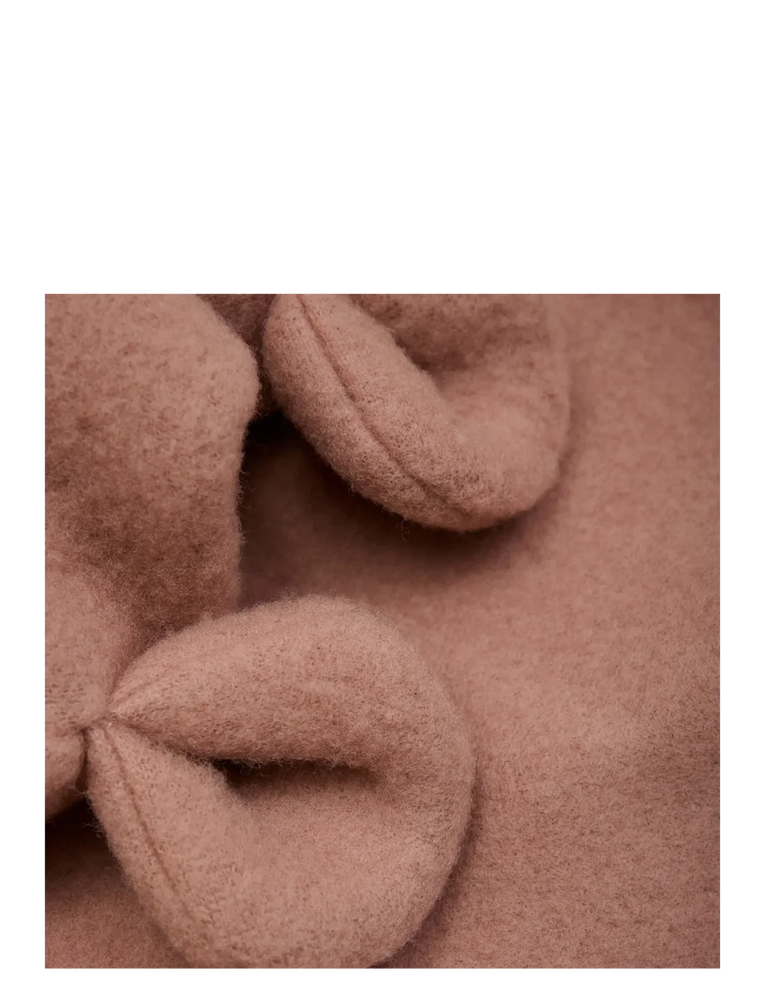 (460340) Balaclava Ears Wool Fleece - Burlwood