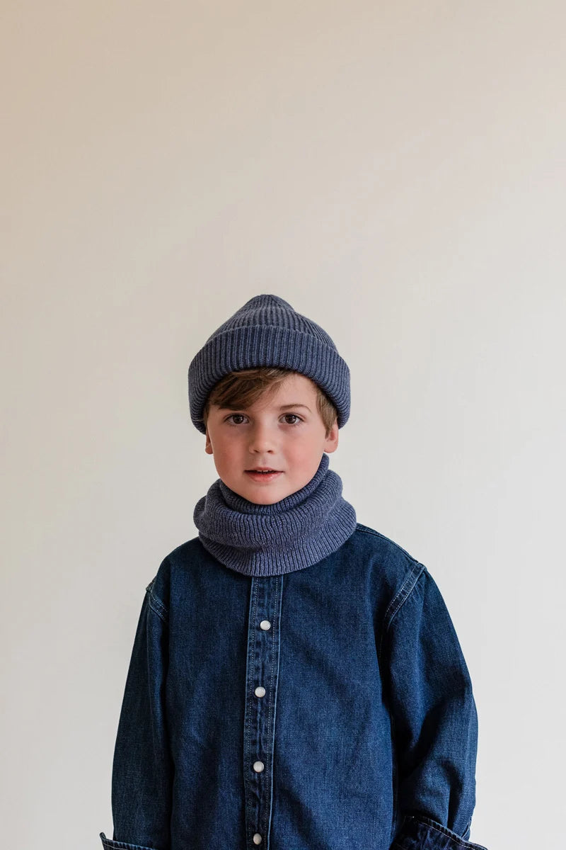 Beanie Fonzie Denim (Matching adults and kids) - MintMouse (Unicorner Concept Store)