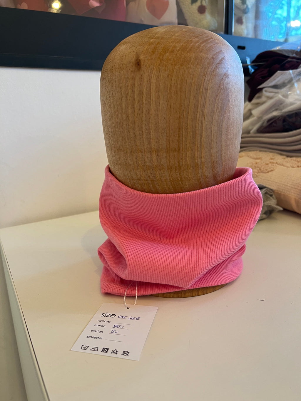 Ribbed tube scarf Bubblegum - MintMouse (Unicorner Concept Store)