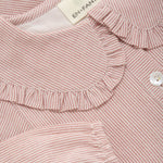 Girl's Shirt Stripe - Old Rose