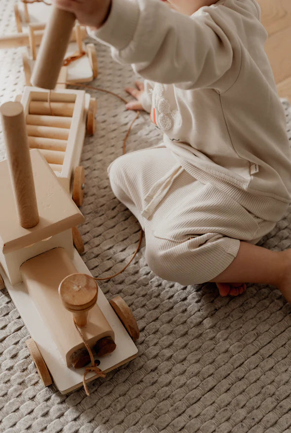 RIB SHORTS MILK - MintMouse (Unicorner Concept Store)