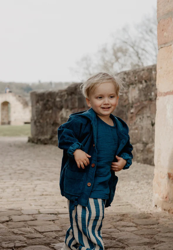 HOODED CORDUROY JACKET | MIDNIGHT - MintMouse (Unicorner Concept Store)