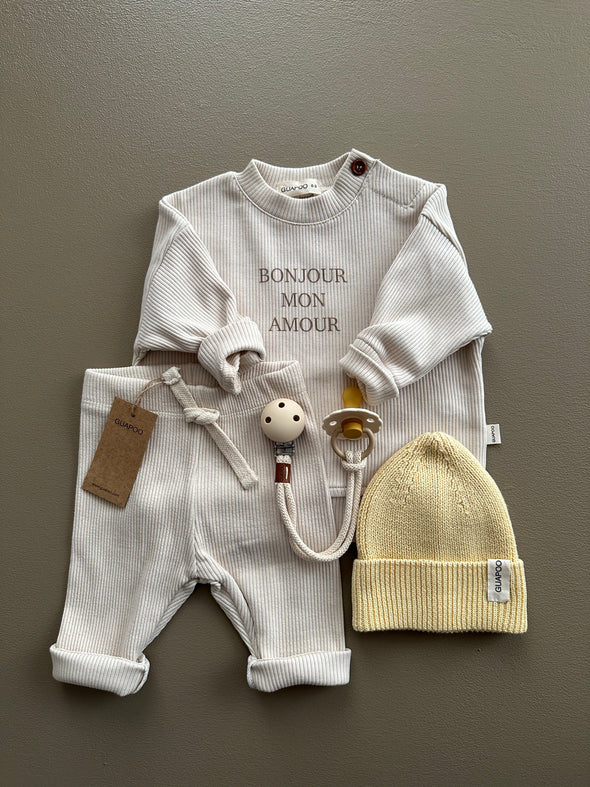 RIB LEGGINGS | MILK - MintMouse (Unicorner Concept Store)