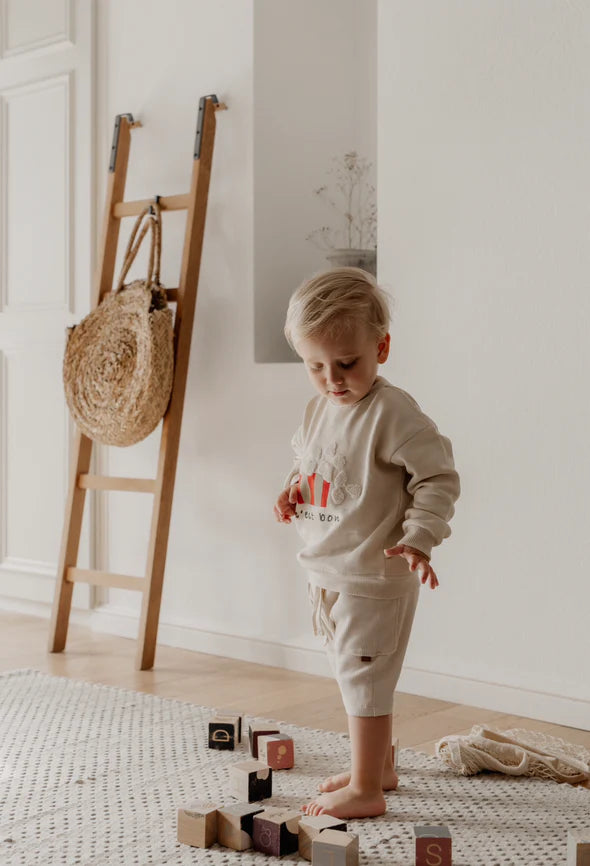 RIB SHORTS MILK - MintMouse (Unicorner Concept Store)