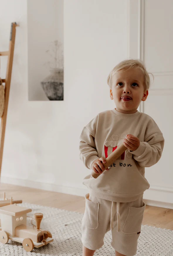 RIB SHORTS MILK - MintMouse (Unicorner Concept Store)