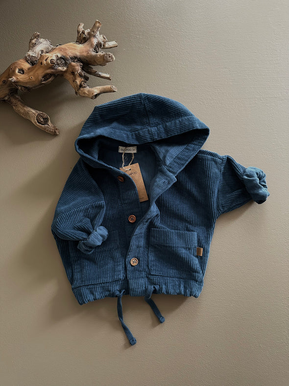 HOODED CORDUROY JACKET | MIDNIGHT - MintMouse (Unicorner Concept Store)