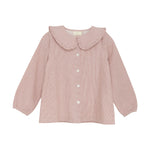 Girl's Shirt Stripe - Old Rose