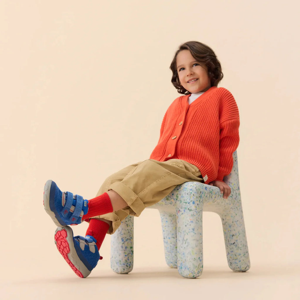 Low Boot Knit Happy Whale