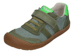 KOEL Barefoot Children's Shoes - Sneakers DYLAN II TEXTILE 501 olive