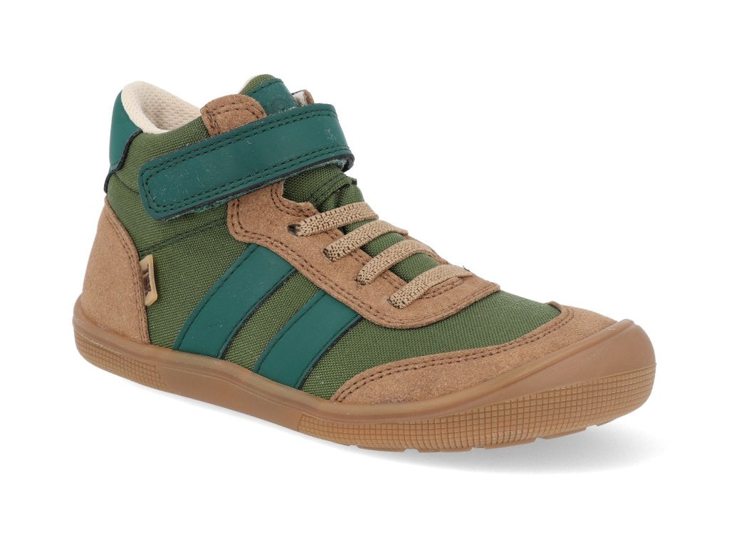 Barefoot Kids Ankle Boots KOEL - Daniel Vegan Tex Green Green - MintMouse (Unicorner Concept Store)