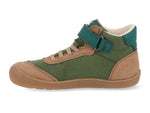 Barefoot Kids Ankle Boots KOEL - Daniel Vegan Tex Green Green - MintMouse (Unicorner Concept Store)