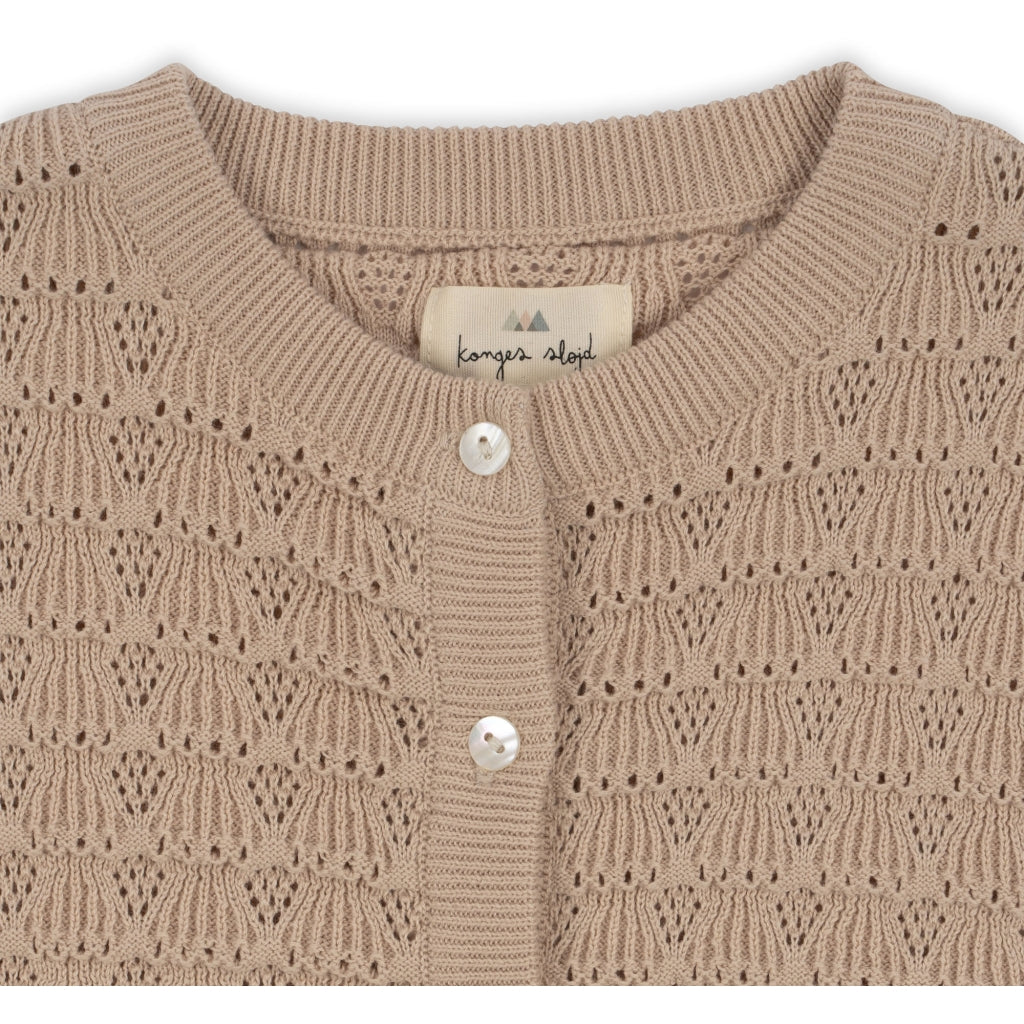 (KS100288) Iris Knit Cardigan gots- Powder Puff - MintMouse (Unicorner Concept Store)