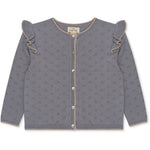 VALKAN POINTELLE KNIT CARDIGAN - Monument