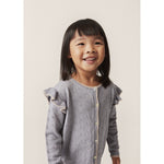 VALKAN POINTELLE KNIT CARDIGAN - Monument - MintMouse (Unicorner Concept Store)