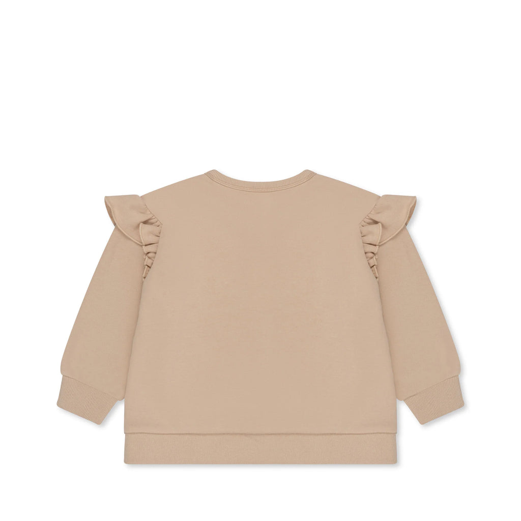 Lou sequin frill sweatshirt - Smoke gray - MintMouse (Unicorner Concept Store)