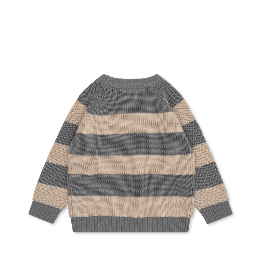 Vitum Knit Blouse - Sleet Stripe - MintMouse (Unicorner Concept Store)