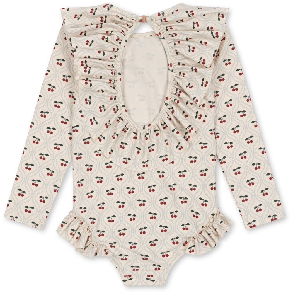 Manuca LS Frill Swimsuit - Cherry - MintMouse (Unicorner Concept Store)