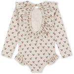 Manuca LS Frill Swimsuit - Cherry - MintMouse (Unicorner Concept Store)