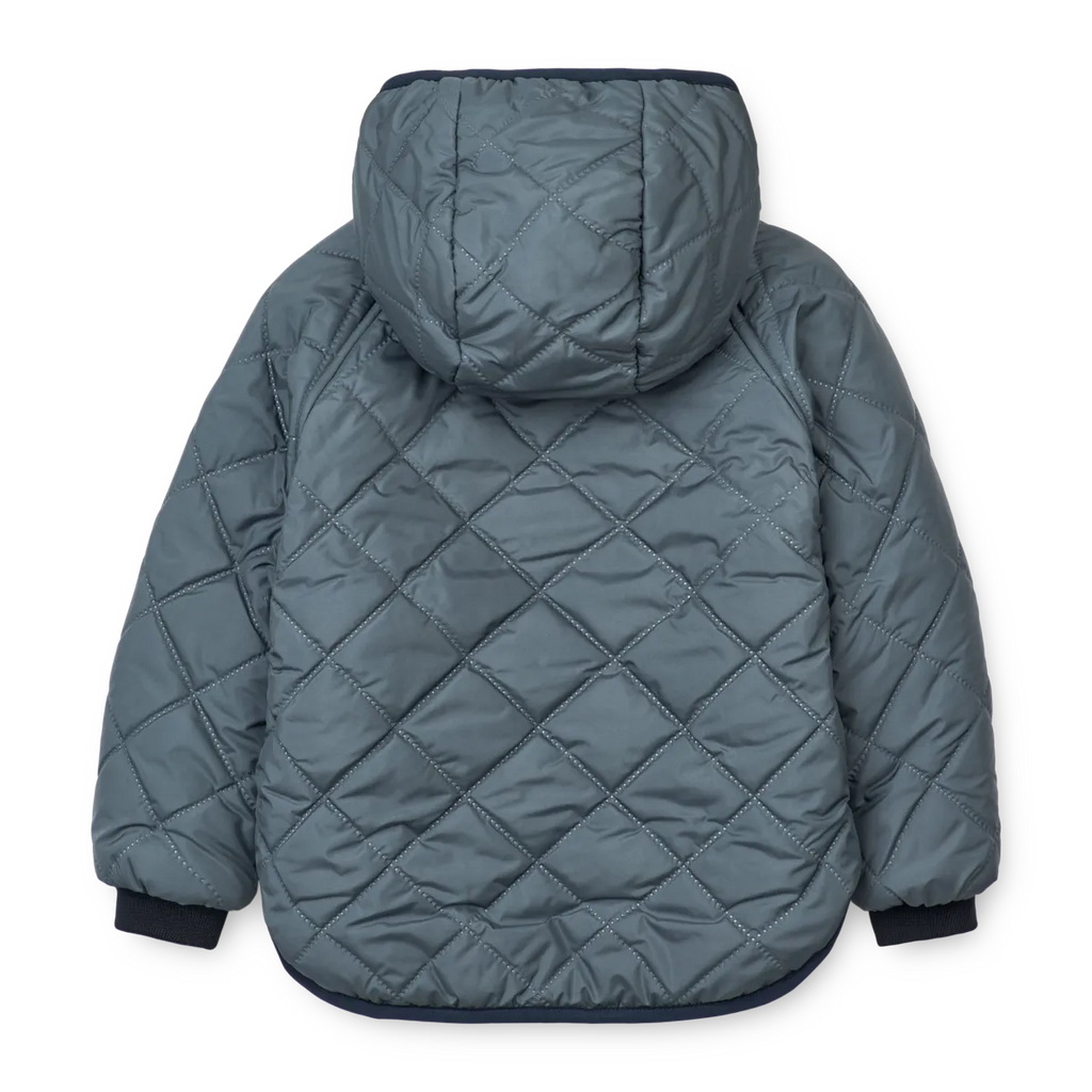 Jackson Reversible Jacket - Whale blue multi mix - MintMouse (Unicorner Concept Store)