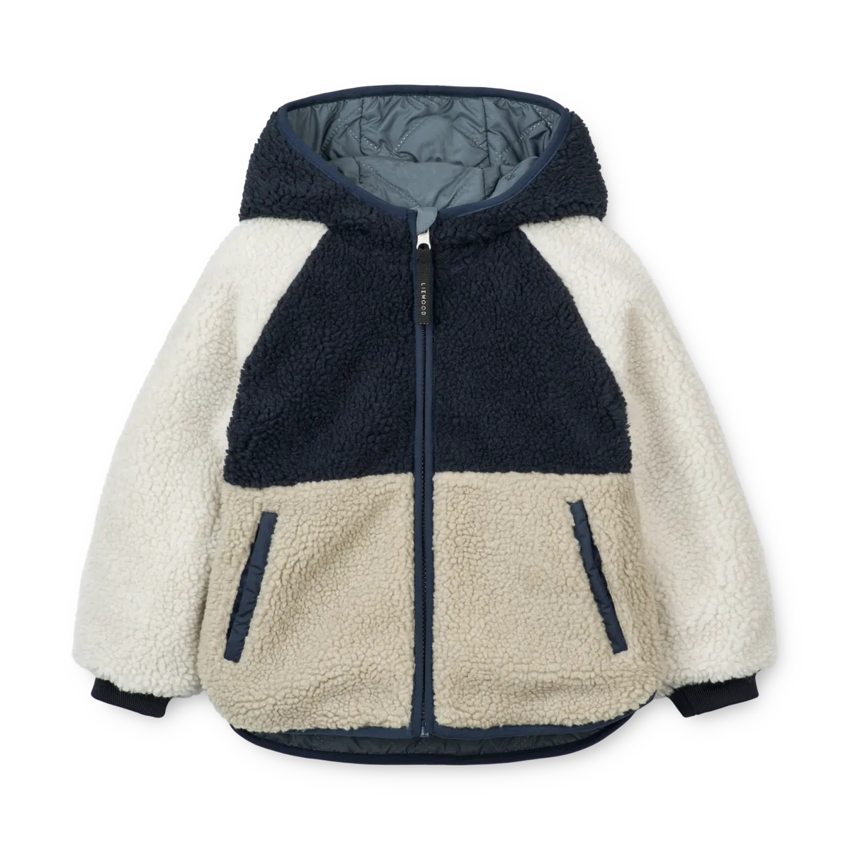 Jackson Reversible Jacket - Whale blue multi mix - MintMouse (Unicorner Concept Store)