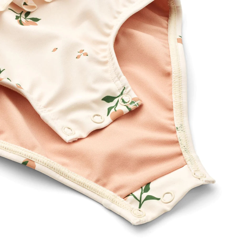 (LW15415 ) Amina Baby Printed Swimsuit - Peach Seashell - MintMouse (Unicorner Concept Store)