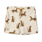 ( LW17608 ) Otto Printed Swim Pants - Leopard Sandy