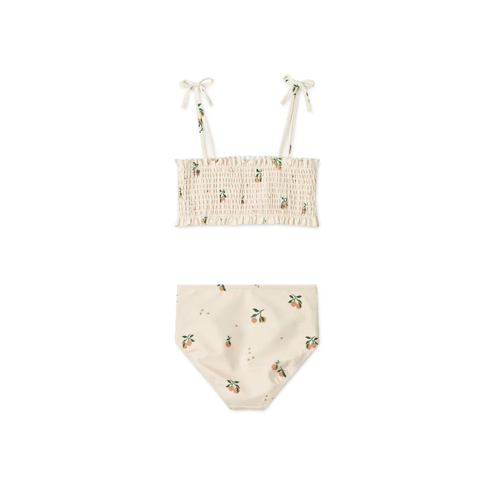 (LW18679 ) Mikaela Printed Bikini Set - Peach Sea Shell - MintMouse (Unicorner Concept Store)