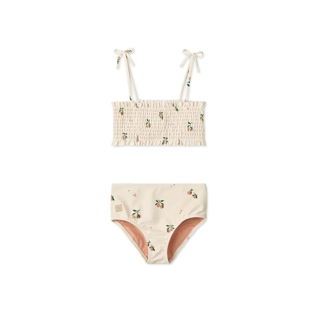 (LW18679 ) Mikaela Printed Bikini Set - Peach Sea Shell - MintMouse (Unicorner Concept Store)