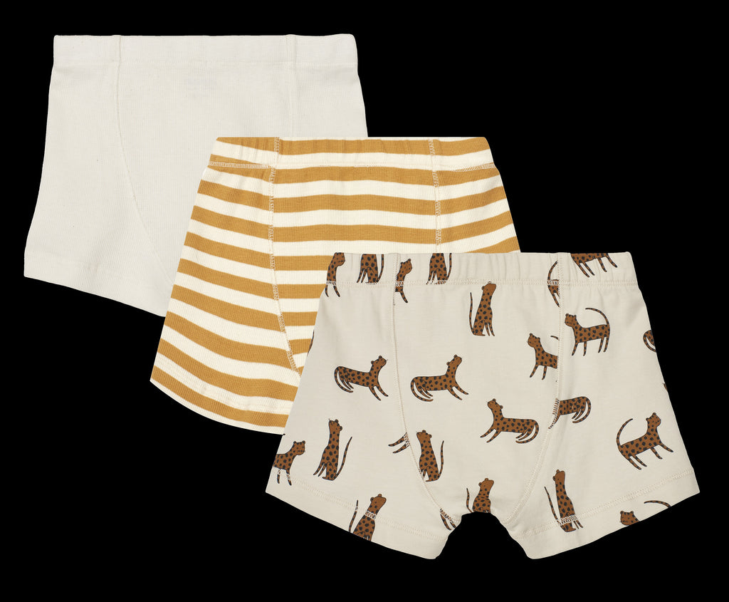 FELIX PRINTED BOXERS 3 PACK - LEOPARD SANDY MIX - MintMouse (Unicorner Concept Store)