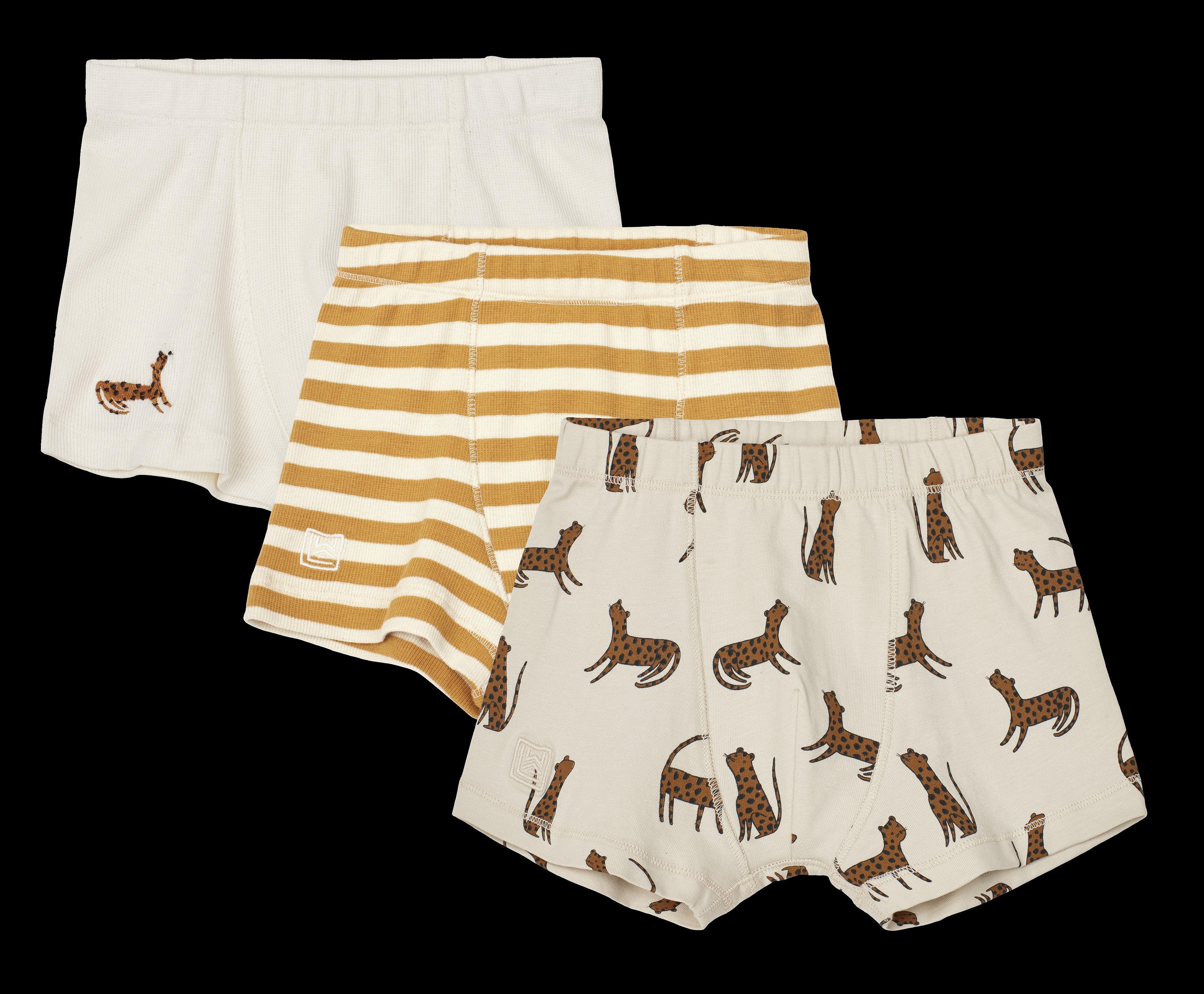 FELIX PRINTED BOXERS 3 PACK - LEOPARD SANDY MIX - MintMouse (Unicorner Concept Store)