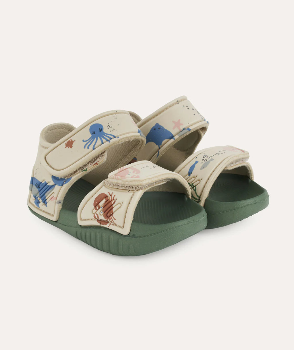 (LW17656) Liewood Blumer Sandal Sea Creature Sandy - MintMouse (Unicorner Concept Store)