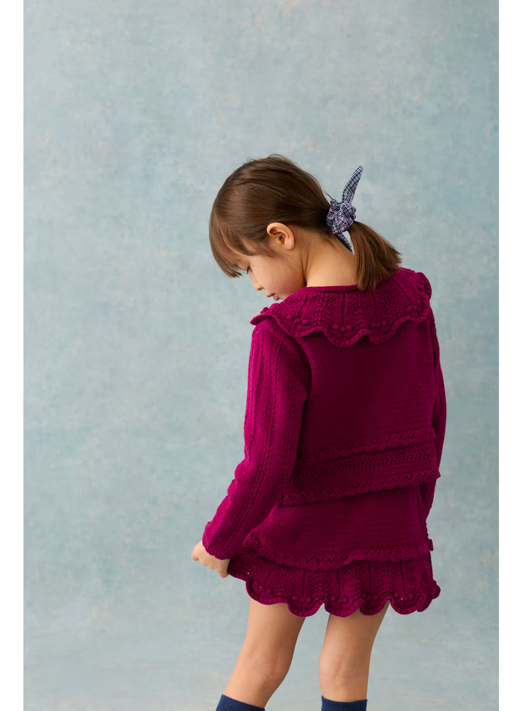 Cardigan Josephina - Beetroot