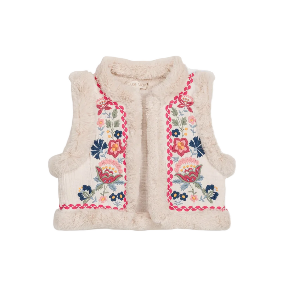 Sleeveless Jacket Librana - Cream