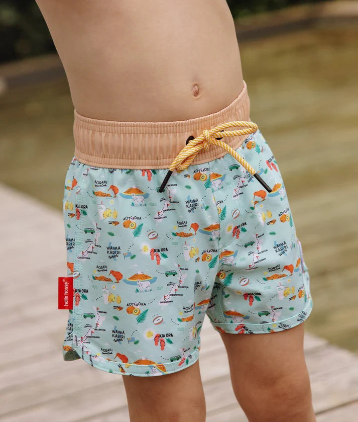 New Zealand Swim Shorts - MintMouse (Unicorner Concept Store)