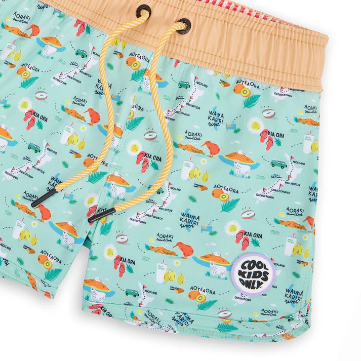 New Zealand Swim Shorts - MintMouse (Unicorner Concept Store)