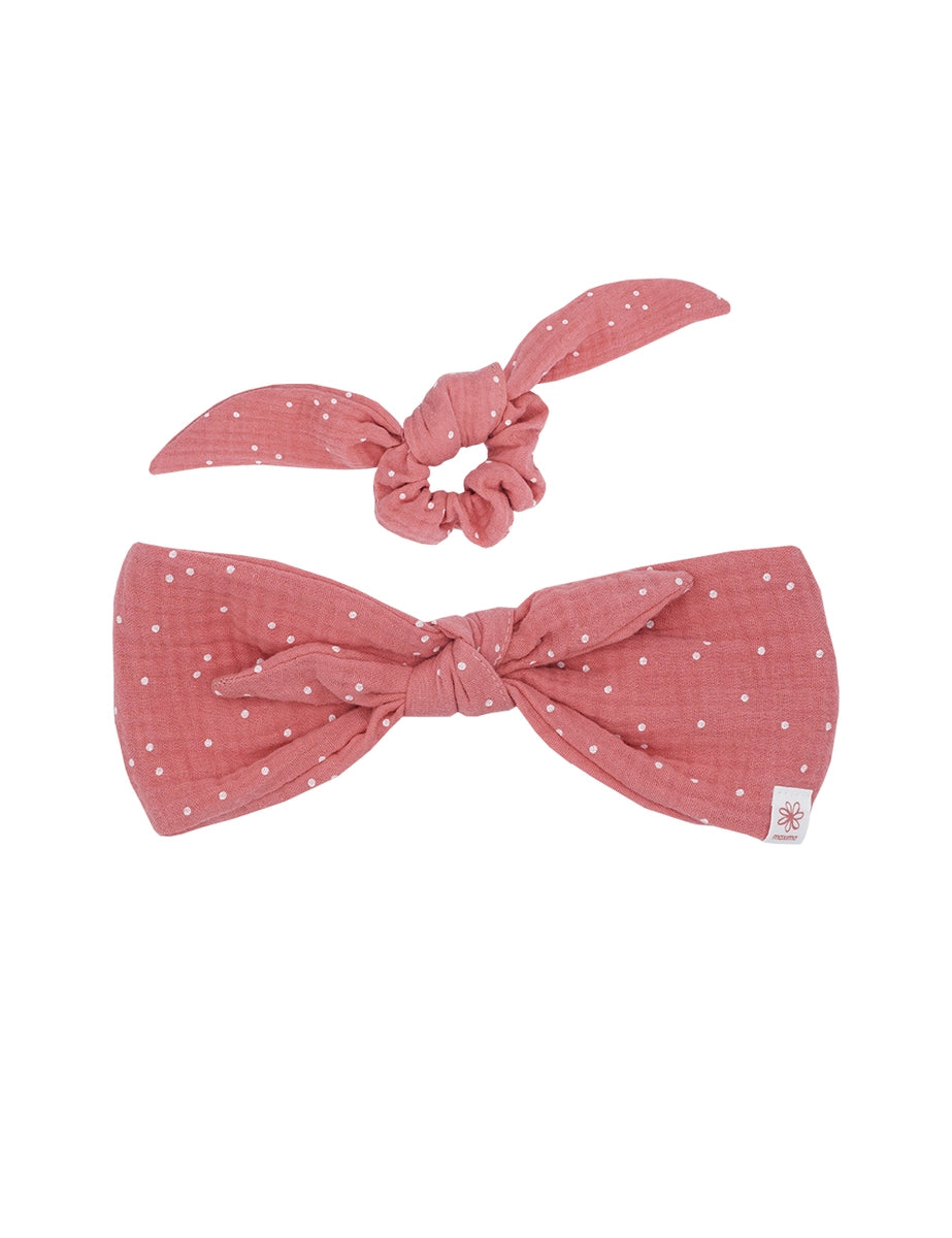 Maximo Musselin Headband Altrosa/White dots - MintMouse (Unicorner Concept Store)
